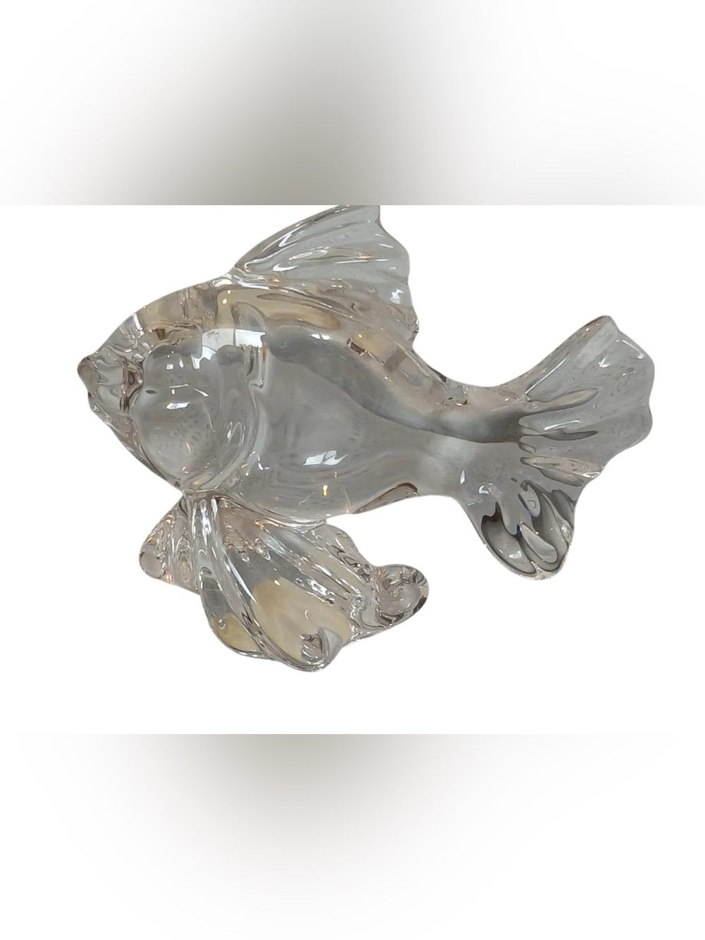 Princess house pets crystal lead fish sculpture